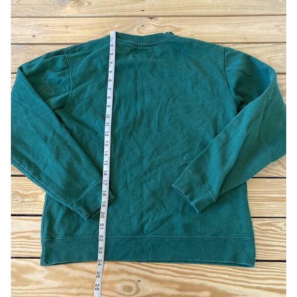 Quiet life Heavy Weight Crew Neck Sweatshirt Size Small Women’s Green Pullover - Picture 5 of 7